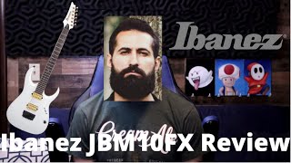 Video thumbnail for Deep Dive Review: Jake Bowen Signature Ibanez JBM10FX (DiMarzio Titans) by The Bedroom Guitarist
