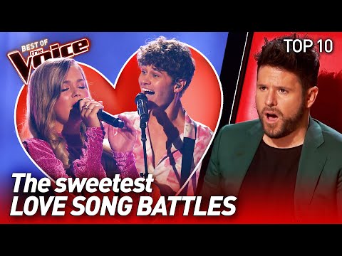 The best LOVE SONG BATTLES on The Voice | Top 10