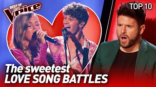 The best LOVE SONG BATTLES on The Voice | Top 10