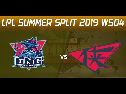 Rogue Warriors  vs LNG Esports | LPL Summer 2019 W5G1 | FULL GAME