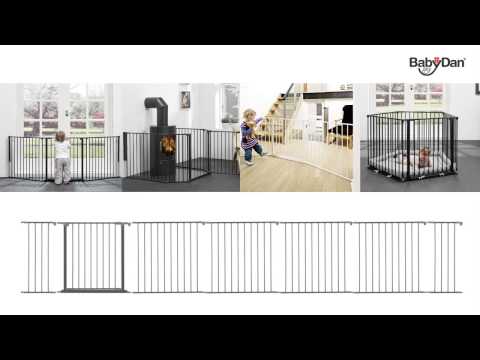 Babydan apsauginės tvorelės pratęsimas Flex Section 33cm 67236-2600-12 video