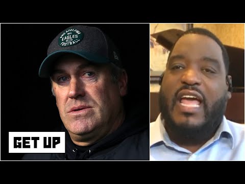 道格-佩德森，你在做什麼？"--達米安-伍迪對老鷹隊搖頭晃腦--《起床》。 ('Doug Pederson, what are you doing?' - Damien Woody is shaking his head at the Eagles | Get Up)