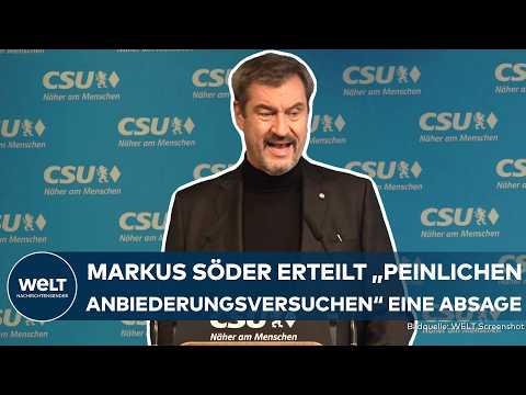 Video Thumbnail: MARKUS SÖDER: „Es droht ein schmutziger Wahlkampf zu werden“ | CSU läutet Wahlkampf ein!