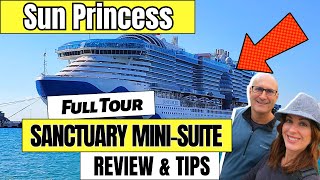 Ultimate Tour of Sun Princess Reserve Sanctuary Collection Mini Suite: Review & Tips