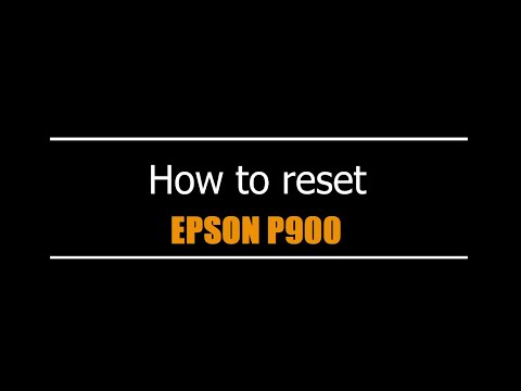 Tutorial Reset Epson SC-P700 — como fazer o reset passo a passo