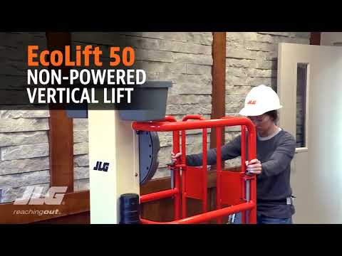 JLG EcoLift Stored Power 5ft. Personnel Lift — 330-Lb. Capacity, Model# Ecolift50
