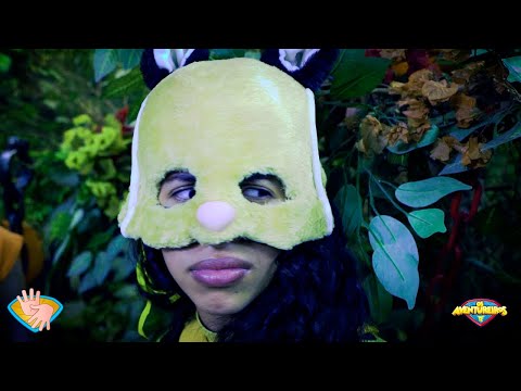 👋🏻LIBRAS👋🏾 AVENTUREIRA AMARELA VIROU SUPER LEOPARDA ! | LUCCAS TOON