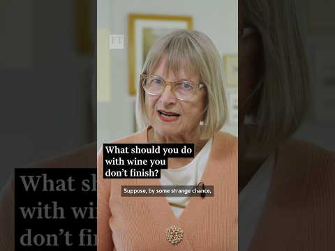 Video thumbnail: What should you do with wine you don't finish? | FT #shorts