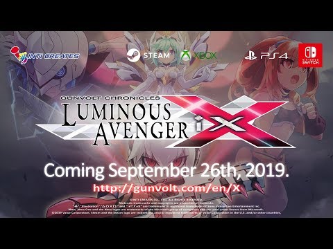 Gunvolt Chronicles: Luminous Avenger iX - Official 2nd Trailer thumbnail