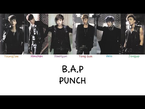 B.A.P - Punch (Color coded lyrics Han|Rom|Eng)