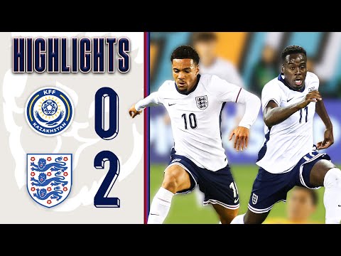 Jobe & Nwaneri On The Scoresheet! | Kazakhstan U21 0-2 England U21 | UEFA EURO U21 Qualification