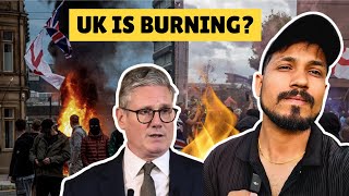 Is UK SAFE for International Students? | UK riots | UK is Burning 🔥