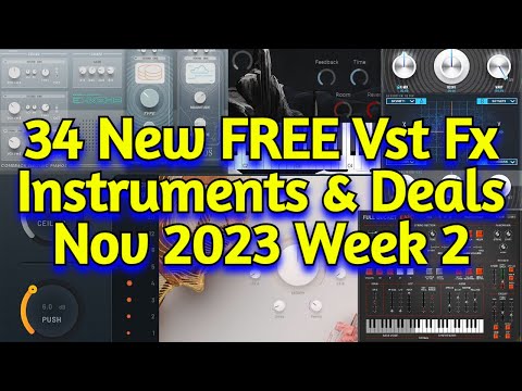 34 New FREE VST Plugins, Vst Instruments, Sample Packs & Black Friday Deals - NOVEMBER 2023 Week 2