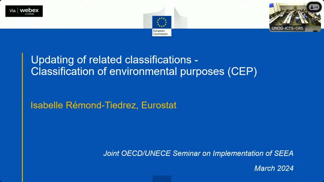 March 19 - Morning Session - Joint OECD/UNECE Seminar on Implementation of SEEA