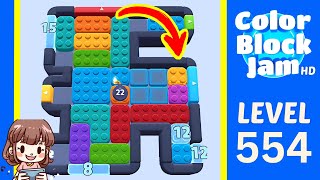 Solution du Niveau 554 de Color Block Jam
