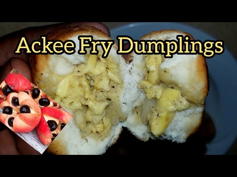 Ackee Fry Dumplings | how to make Ackee Fry Dumplings