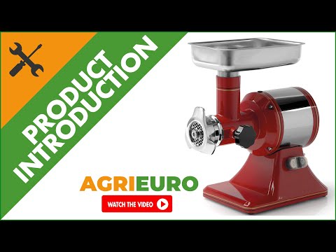 FAMA TS12R RETRO' Electric Meat Mincer - Removable Grinding Unit - Product introduction