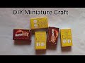 DIY Matchbox Craft How To Make A Cute Toy Car At Home Miniature Craft School Project Craft