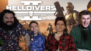 Ludwig Plays Helldivers 2 with Clint, mang0, and Atrioc