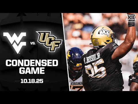 UCF vs. West Virginia Condensed Game | 2025 Big 12 Football