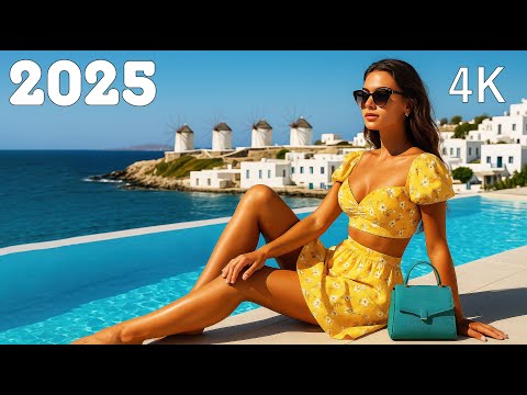 Azure Sunset Waves 2025 🌴 Chill Vocal Tropical Deep House Mix | Summer Relax Music 4K UHD