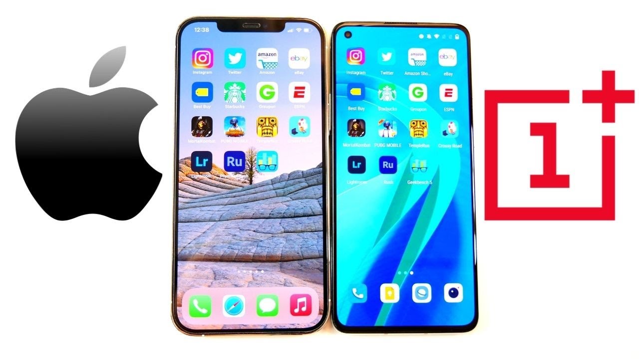 iPhone 12 Pro Max vs OnePlus 8T Speed Test!