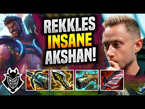 REKKLES IS INSANE WITH AKSHAN IN A NORMAL! - G2 Rekkles Plays Akshan ADC vs Ashe! | Patch 11.20