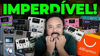 PARA TUDO!!! 💥QUEIMA TOTAL! PEDALEIRAS DE GUITARRA COM DESCONTOS NO ALIEXPRESS! SAIBA COMO COMPRAR!