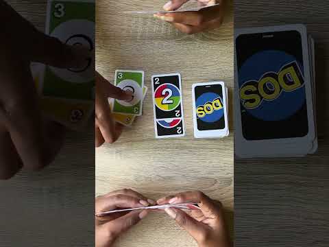 DOS Gameplay, finally 😅 #howto #dos #shorts #unocardgame