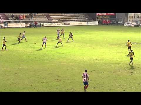 La Liga | Gol de Díaz (1-1) en el CD Lugo - Girona FC | 17-11-2012 | J14