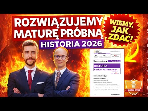 🔥 LIVE: Rozwiązujemy maturę próbną CKE 2026 z Historii — odpowiedzi + omówienie arkusza