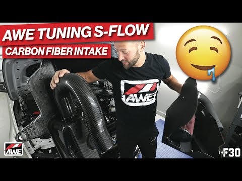 AWE TUNING S-FLOW CARBON FIBER INTAKE - CLEANEST OPTION FOR THE F30 BMW!