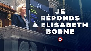 À L’ASSEMBLÉE NATIONALE, JE RÉPONDS À ELISABETH BORNE !