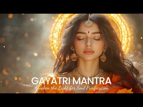 ☀️108 𝐓𝐈𝐌𝐄𝐒  Sacred Echoes: Gayatri Mantra for Vibrational Healing 🎶