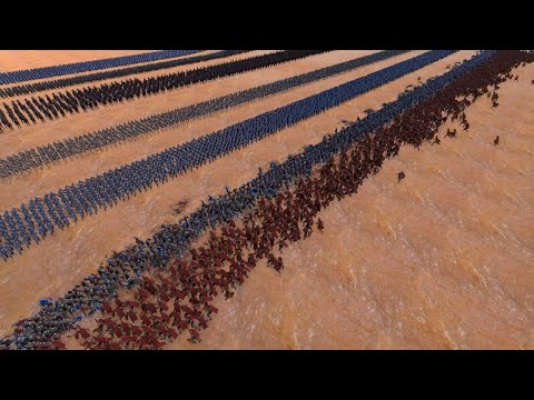 10.700 KNIGHTS VS 1.500 SPARTANS, DEFENDING 1 CHICKEN | Ultimate Epic Battle Simulator (UEBS)