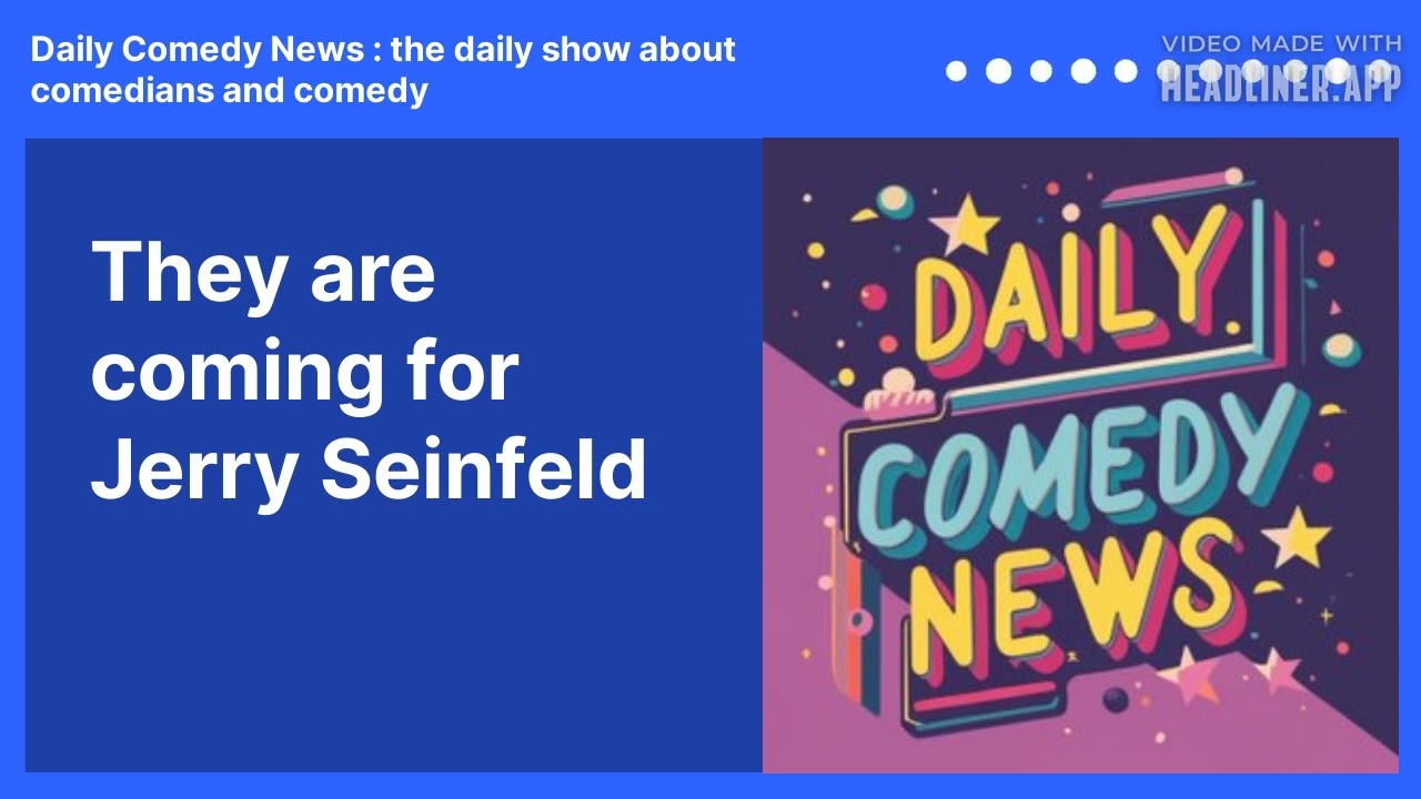 They are coming for Jerry Seinfeld