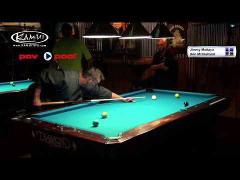 25th Andy Mercer 9 Ball - Jimmy Mattaya vs Don McClelland