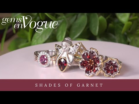 Gems En Vogue presents Shades of garnet