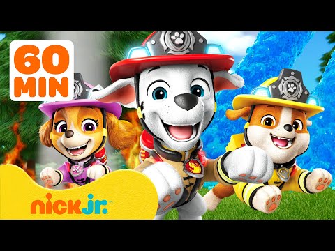 PAW Patrol | Die besten PAW Patrol Rettungen mit Feuer! 🚒🔥 | 60 Minuten | Nick Jr. Deutschland
