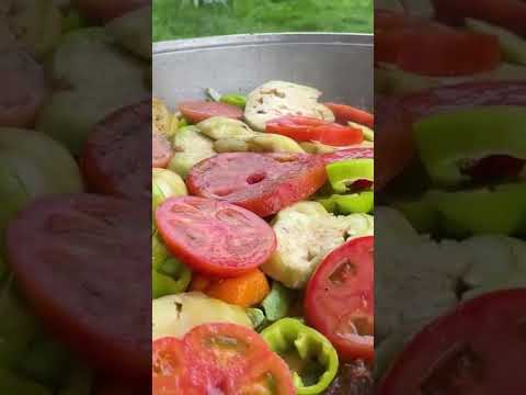 cooking mix vegetable in a unique style #shorts #youtubeshorts #vegetables #justcut