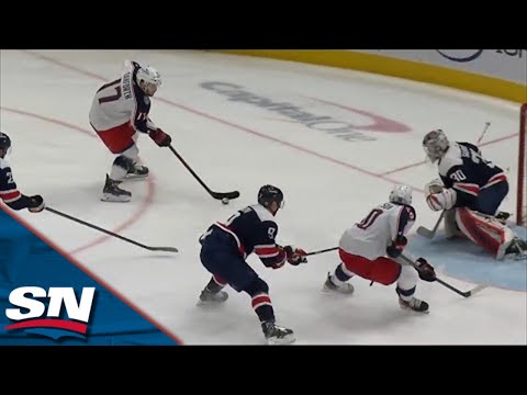 Justin Danforth Sets Up Eric Robinson Goal With Slick Cross-Crease Pass