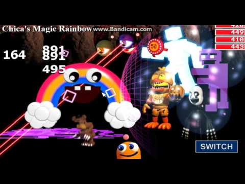 Как победить босса радугу в игре FnaF World