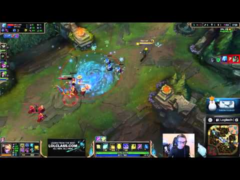 Bjergsen duo Scarra - AP Smite Ezreal vs Anivia Mid - League of Legends Solo Queue Stream