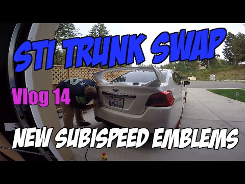 2015 Subaru WRX/STI Trunk Swap/Subispeed Emblem Swap