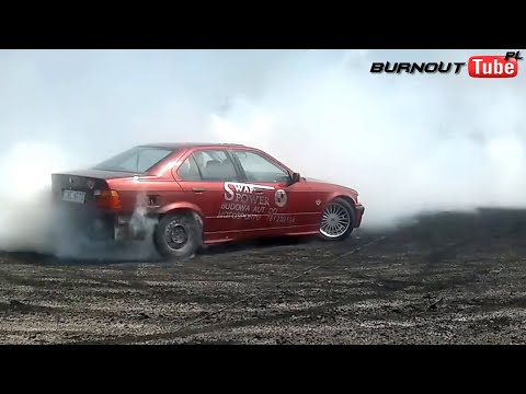 Pokaz mocy BMW E36 4.8 V8 "CYWKA" - Majówka z BMW Toruń 2013