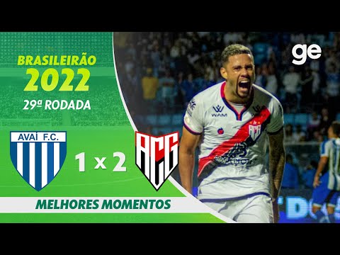 Gols e lances de Avaí x Atlético-GO