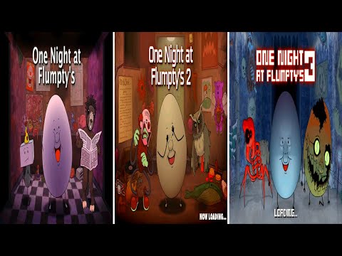 One Night at Flumpty's 1, 2, 3 on Android Full Walkthrough (No Death)