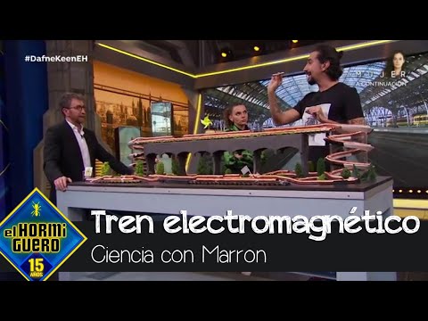 Marron sorprende a Dafne Keen con el tren electromagnético más alucinante - El Hormiguero