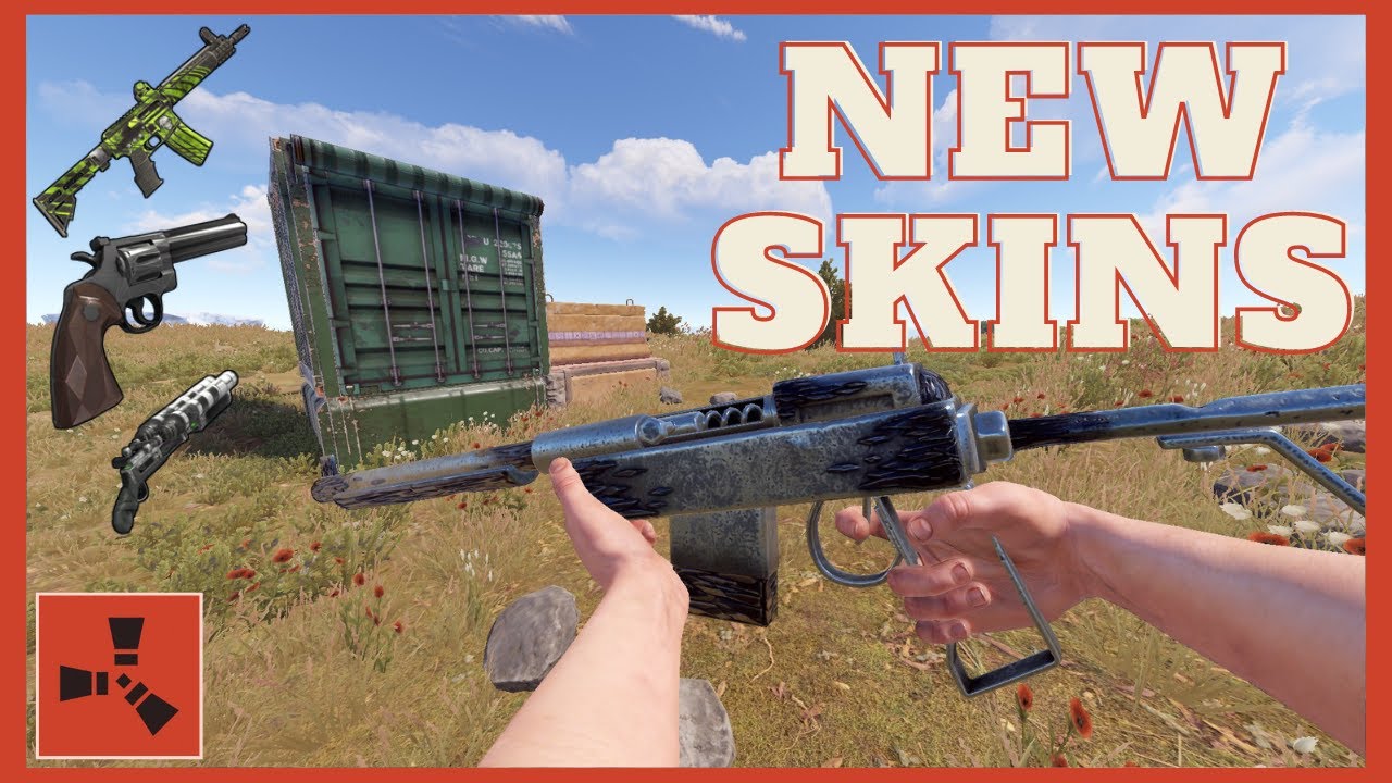 RUST New skins updated on June 1st | HQM SAR,Lowpoly Python,Shipping Container Garage Door