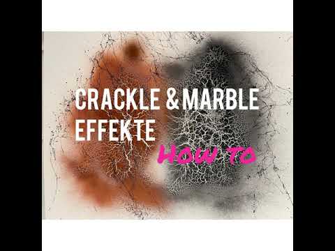 Crackle & Marble Effekt mit Montana Spray - How to...